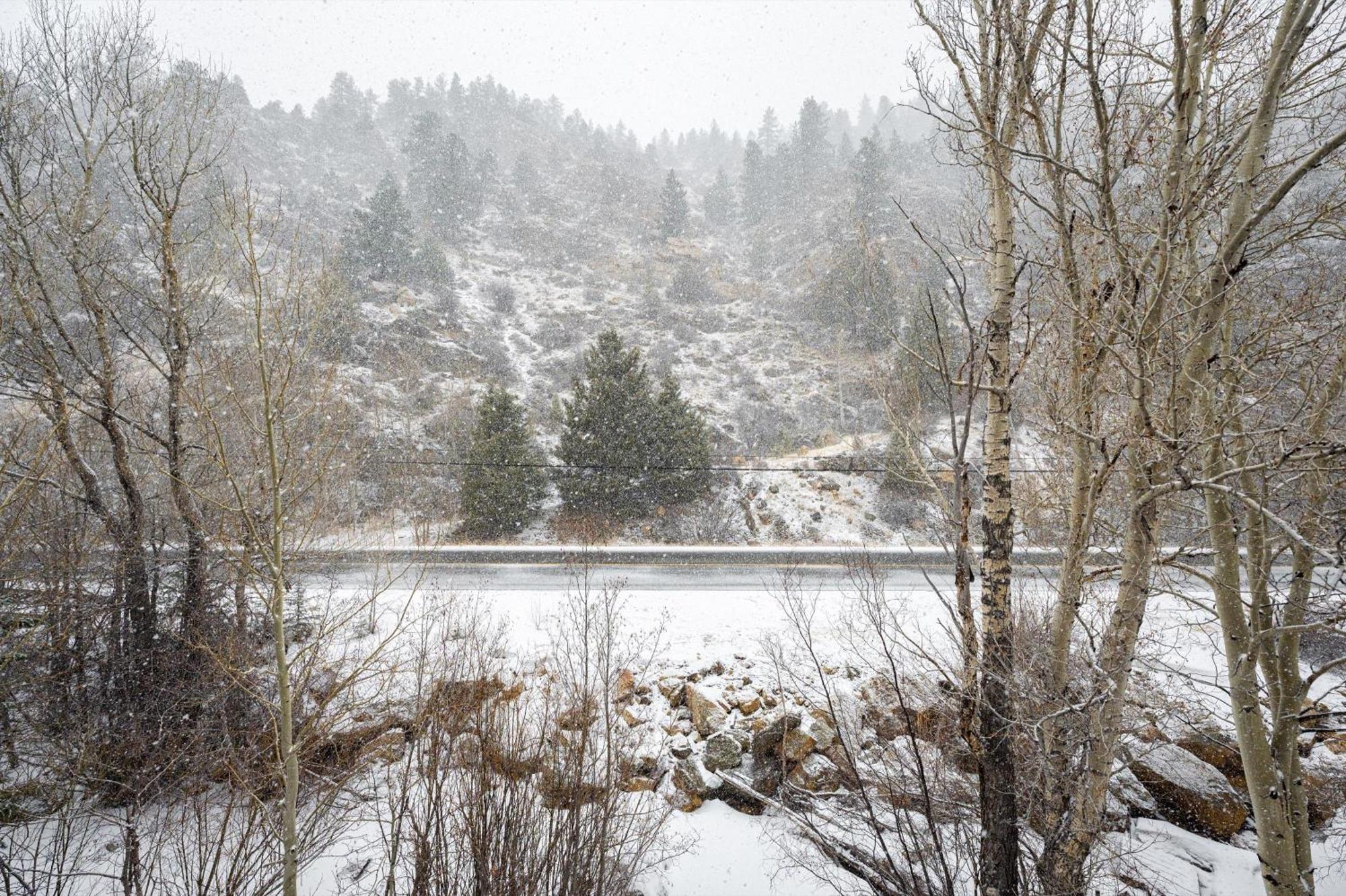 הוילה Iconic Log Cabin Escape - Idaho Springs - Hot Tub מראה חיצוני תמונה